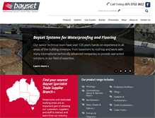Tablet Screenshot of bayset.com.au